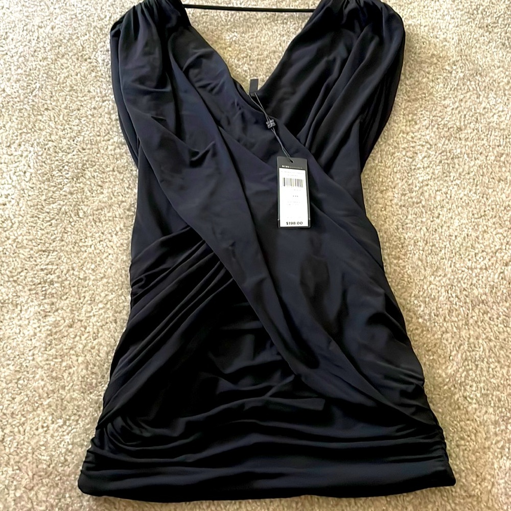 Mini black dress